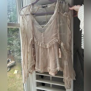 Love Sam blush blouse top